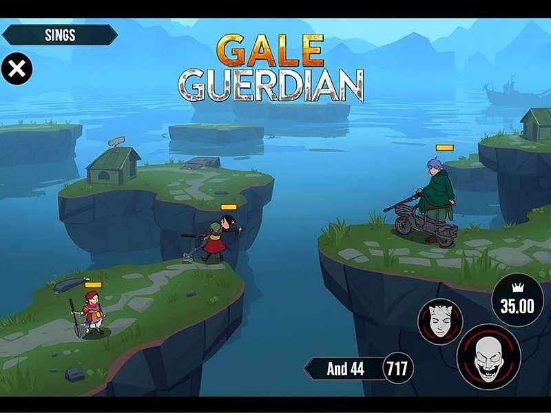 Gale Guardian Gameplay Loop Screens