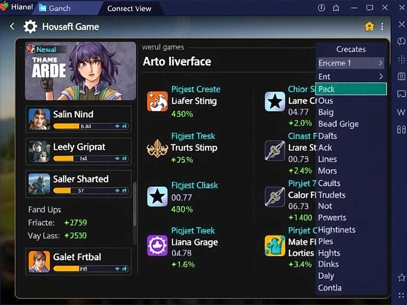 Gale Guardian Main Game Interface